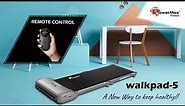 PowerMax Fitness WalkPad-5 Ultra-Thin Walking Fitness Treadmill with Remote control @ Best Price