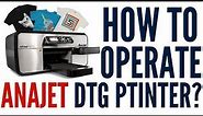Step by Step Process on How to Operate a Direct to Garment Printer - Anajet DTG Printer