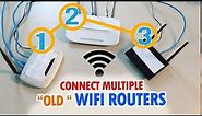 How to connect multiple WiFi routers and Expand WiFi signal (Step by step)