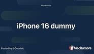 iPhone 16 dummy