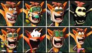 Crash Bandicoot - All Skins & Costumes (N. Sane Trilogy)