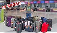 Saying Goodbye: Checking In 19 BAGS on a Flight!