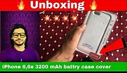 iPhone 6 and 6s power bank case cover 3200 Mah Unboxing and full review 🔥🔥