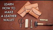 How to Make a Leather Wallet with Inside Zipper Pocket