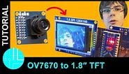 OV7670 Camera Module with Arduino: 10fps Video (Step-By-Step guide)