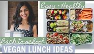 EASY VEGAN LUNCH IDEAS | bento box lunch ideas | healthy & quick