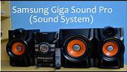 Review: Samsung Giga Sound Pro (Sound System)