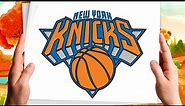 🆕How To Draw New York Knicks Logo