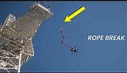 "Rope Breaks" bungee jumping accident | sports | adventure sports | risky sports - shockwave