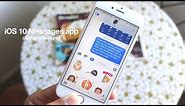 iOS 10: Top Messages app features / changes!