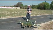 B-25 Bomber AMAZING 79" Wingspan Flight Review with Pete in HD!