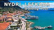 Nydri Lefkada 2024 | Lefkada, Greece Walking Tour: 4k drone footage