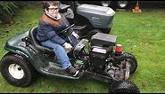 Rat Rod Lawn Mower (Quick build and test drive)