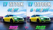 i7 3770K vs i7 13700K - 10 Years Difference