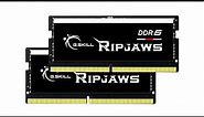 G SKILL Announces Ripjaws DDR5 SO DIMM Memory Kits