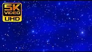 Classic Blue 5K Star-Field ★ 1-Hour Space Wallpaper ★ Longest FREE Stars Motion Background HD 60fps