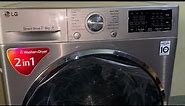 LG Front Load Automatic 2 in 1 washer dryer combo review and how to use (model LG WM F2J6HGP2S) #LG