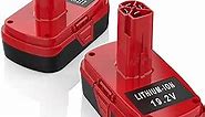 energup 2Pack 19.2V Battery for Craftsman 19.2Volt Battery 3.5Ah Lithium for Craftsman C3 XCP Battery for 130279005 1323903 130211004 11045 315.115410 315.11485 for 19.2V Craftsman Battery