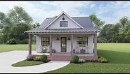 COTTAGE HOUSE PLAN 041-00279 WITH INTERIOR