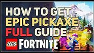 How to get Purple Epic Pickaxe LEGO Fortnite | Full Guide
