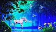 Beautiful Unicorn a Magical Animated Background - Loops 1080p