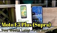 Moto E5 Plus (Supra) - Full Review - Two Weeks Later