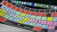 Buy this keyboard cover. It’s for Final Cut Pro