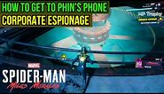 How to Get to Phin's Phone (Corporate Espionage) | Marvel’s Spider-Man Miles Morales