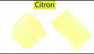 Citron Color - How To Make Citron Color - Color Mixing Video