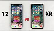 iPhone 12 vs iPhone XR SPEED TEST - Worth Buying XR & 12 in 2024 ? | iOS 17.1.2