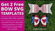 Bow SVG - Free Bow Cut Files And Easy Bow Making Tutorial