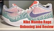 UNBOXING Nike Kobe Mamba Rage White Purple Mango Green Blue Colorway! Detailed review!