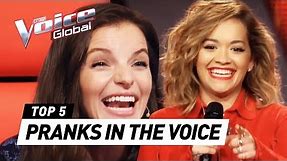 Superstars PRANK The Voice coaches with unexpected Audition