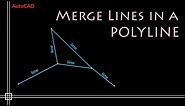 AutoCAD - Convert LINE to POLYLINE (Simple and Easy!)
