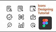Figma iconography tutorial: How To Create Line Icons For Your Ui Design By Using Free Software Figma