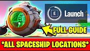ALL SPACESHIP MISSING PARTS LOCATIONS & HOW TO ACTIVATE THE SPACESHIP EVENT (EASY) - Fortnite