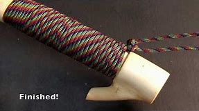 Simple Paracord Hiking Stick Wrap