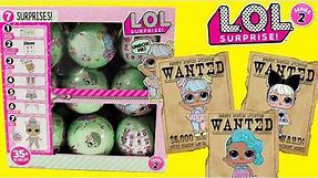 LOL Surprise Dolls Series 2 FULL CASE The Hunt For Bon Bon, Curious QT, Splash Queen