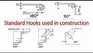 Standard Hooks used in Reinforcement | Civil Engineering Basic Knowledge
