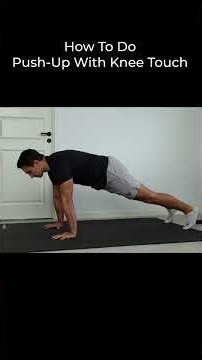 How To Do Push-Up With Knee Touch | Correct Form
