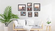 4 Pack 5x7 Picture Frame, Grey