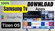 How to Download Apps on Samsung Tv, Playstore