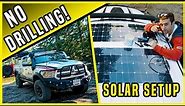 Solar Panel Camping Setup - How to Install Solar Power Without Drilling