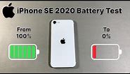 iPhone SE 2020 Battery Test in 2024🔥| 100% To 0%