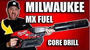 Milwaukee MX FUEL Core Drill, Stand and 4" Core Bit: Tool Overview and Tool in Action