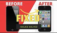 How to fix iPhone 4s | unresponsive, Hang and black screen