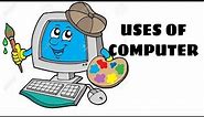 Uses of computer/ cartoon lesson/ uses of computer class 2/ computer magic/ online class