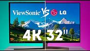 32 inch Monitor LG 32UN650-W vs ViewSonic VX3211-4K-MHD | Best 4K 32 Inch monitor under 500$
