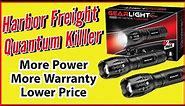 Gearlight S1000 Tactical Flashlight Better than Harbor Freight Quantum Tactical Flashlight