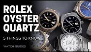 Rolex Oysterquartz: 5 Things to Know | SwissWatchExpo [Rolex Watches]